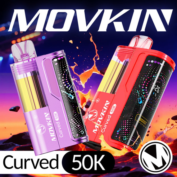 MOVKIN CURVED 50,000 PUFFS DISPOSABLE VAPE (FULL KIT)