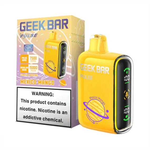 GEEK BAR PULSE 5% NIC 15000 PUFFS VAPE - MEXICAN MANGO