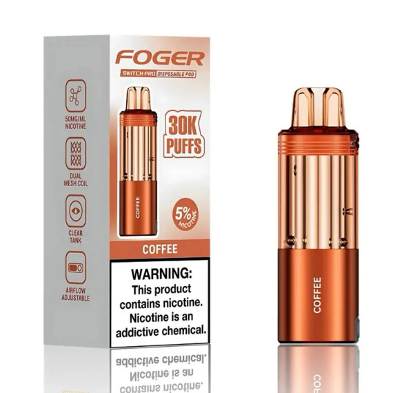 FOGER SWITCH PRO 30,000 PUFFS DISPOSABLE POD - COFFEE