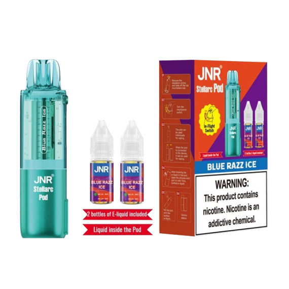 JNR STELLARC 100,000 PUFFS DISPOSABLE VAPE (POD ONLY) VALUE PACK
