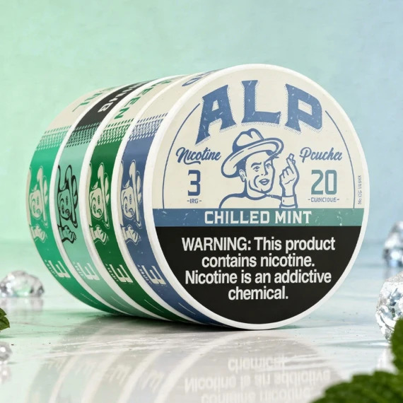 ALP NICOTINE POUCHES 20-PACK - DISPLAY OF 5