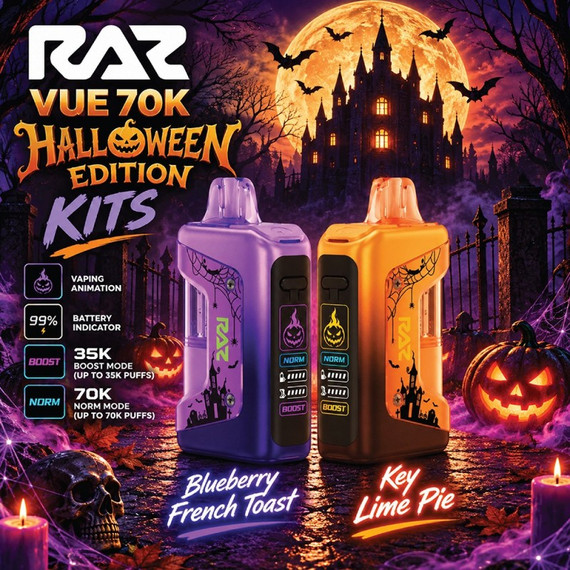 RAZ VUE 70,000 PUFFS (FULL KIT) DISPOSABLE VAPE (HALLOWEEN EDITION)