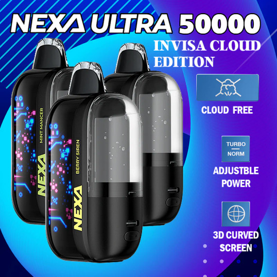 NEXA ULTRA INVISA CLOUD EDITION 50,000 PUFFS DISPOSABLE VAPE
