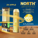 NORTH (HABIBI EDITION) 5000 PUFFS DISPOSABLE VAPE - 2 X APPLE