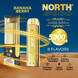 NORTH (HABIBI EDITION) 5000 PUFFS DISPOSABLE VAPE - BANANA BERRY