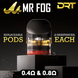 MR FOG DRT 2.5ML PODS - 2-PACK