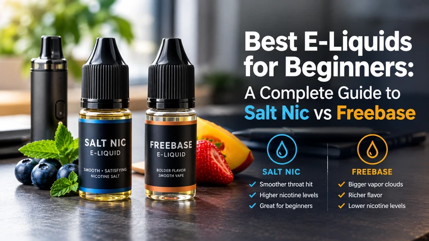 Best E-Liquids for Beginners: A Complete Guide to Salt Nic vs Freebase