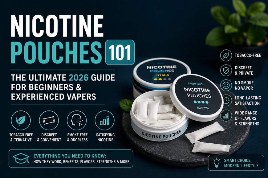 Nicotine Pouches 101: The Ultimate 2026 Guide for Beginners & Experienced Vapers