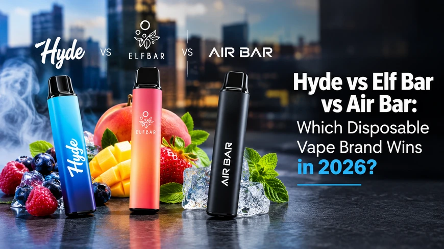 Hyde vs Elf Bar vs Air Bar: Which Disposable Vape Brand Wins in 2026?
