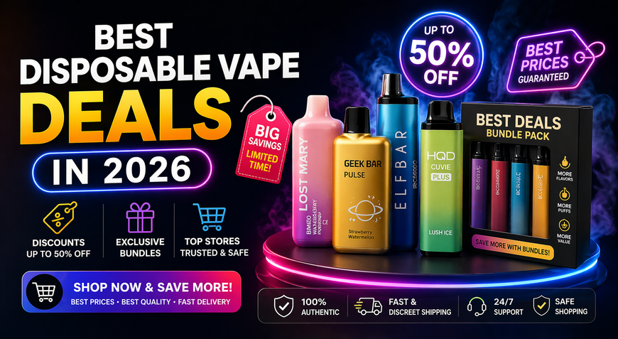 Best Disposable Vape Deals in 2026 (Discounts, Bundles & Where to Buy)