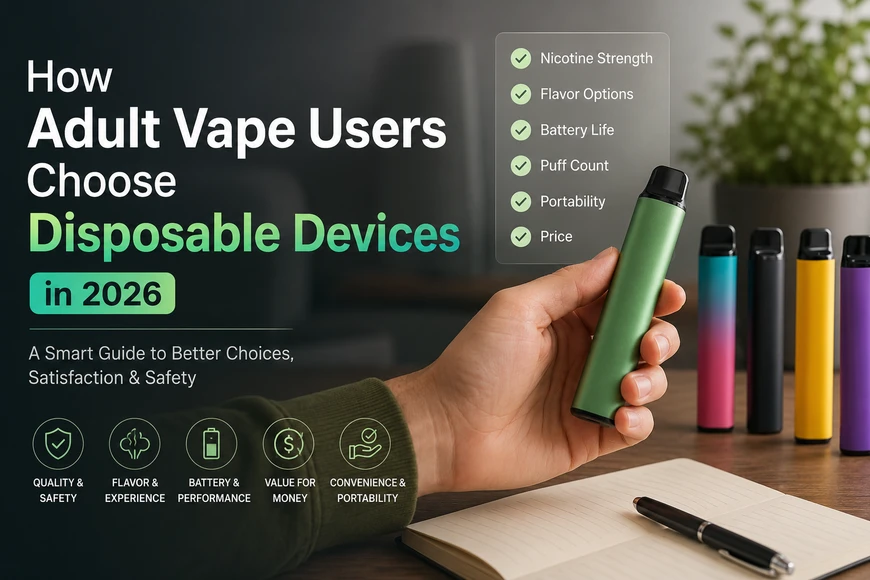 How Adult Vape Users Choose Disposable Devices in 2026 guide