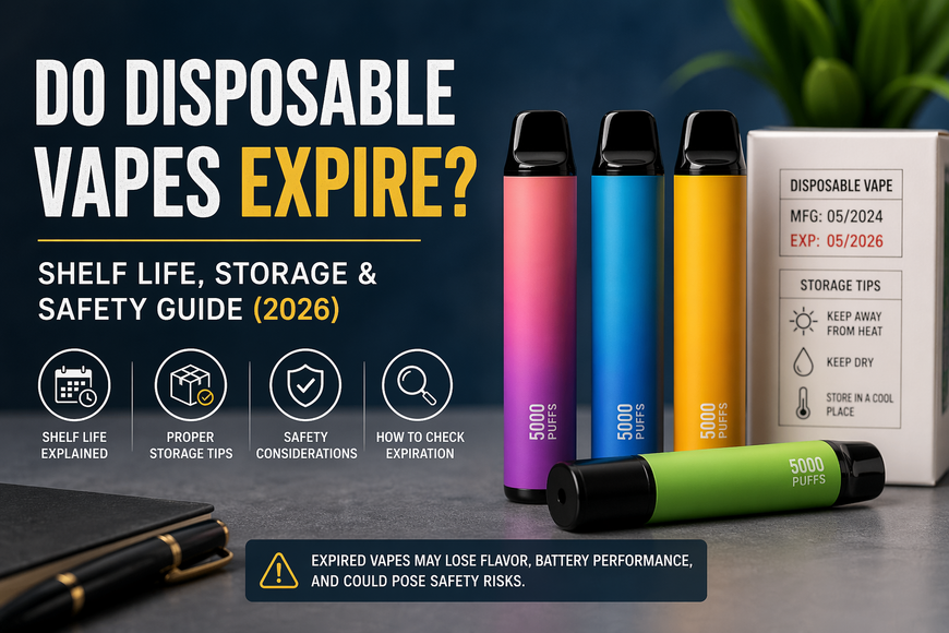 Do Disposable Vapes Expire? Shelf Life, Storage & Safety Guide (2026)