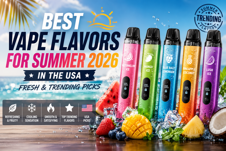 Best Vape Flavors for Summer 2026 in the USA (Fresh & Trending Picks)