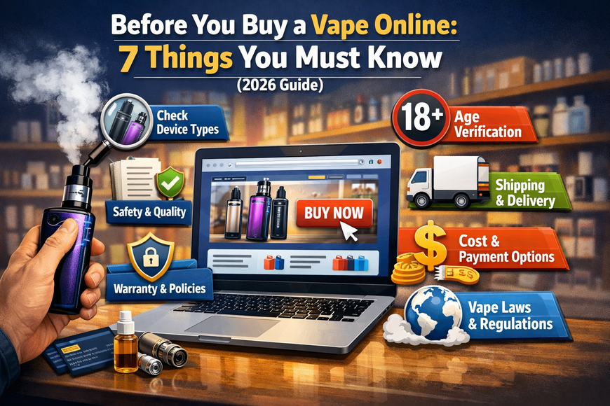Before You Buy a Vape Online: 7 Things You Must Know (2026 Guide)