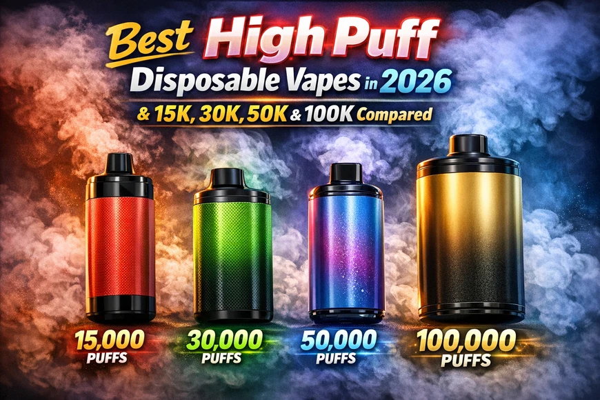 Best High Puff Disposable Vapes in 2026 – 15K, 30K, 50K & 100K Compared