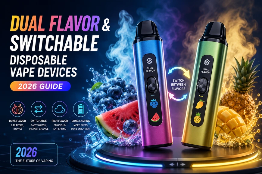 Dual Flavor & Switchable Disposable Vape Devices 2026 Guide