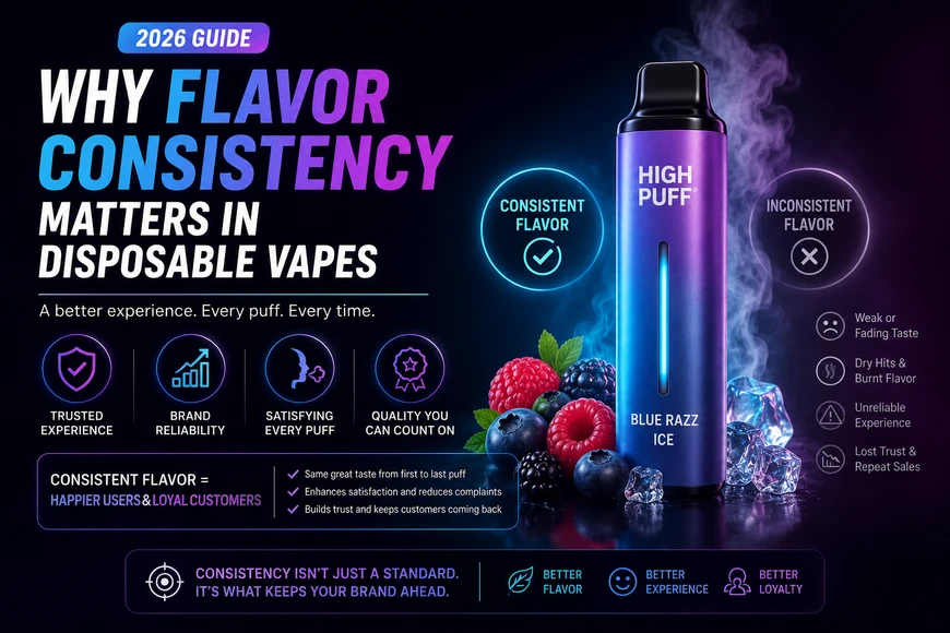 Why Flavor Consistency Matters in Disposable Vapes  2026 Guide