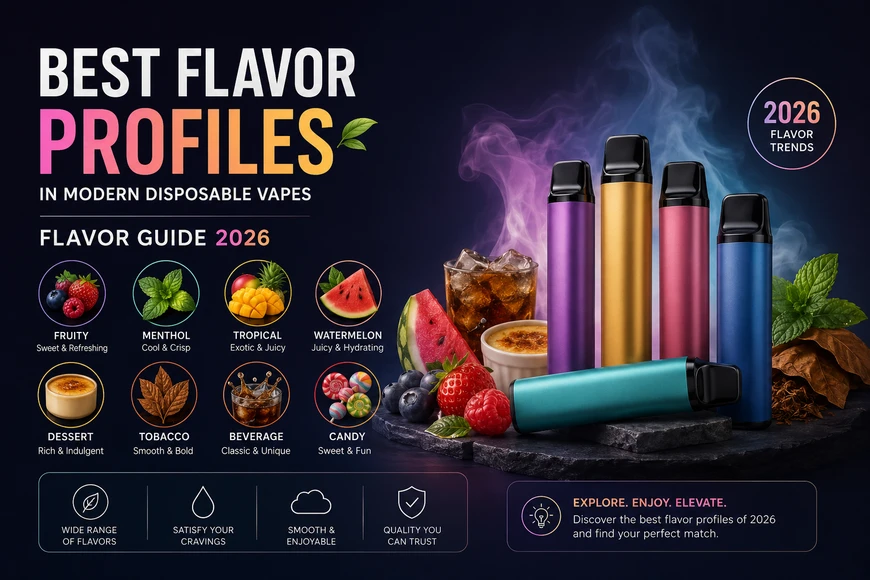 Best Flavor Profiles in Modern Disposable Vapes  Flavor Guide 2026