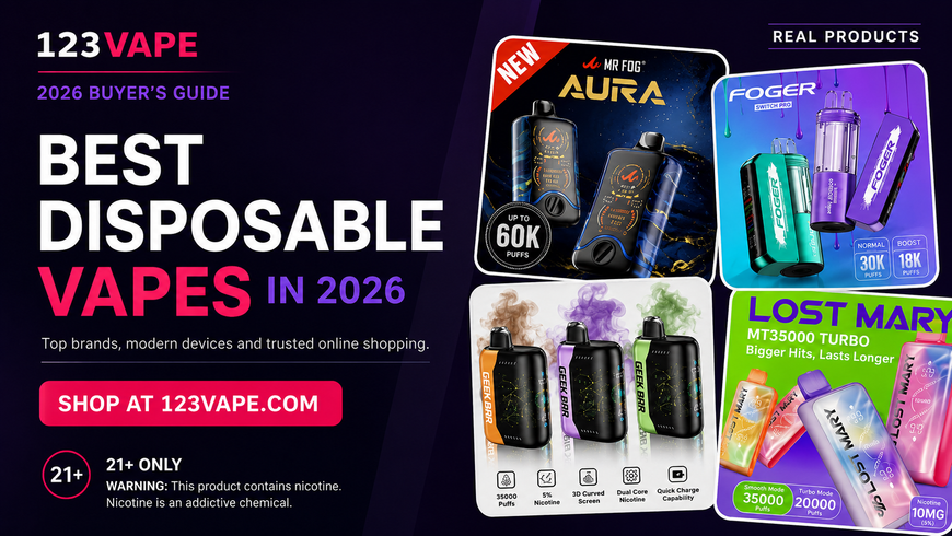 Disposable Vape Brands Compared: Geek Bar, Lost Mary, Mr Fog & More