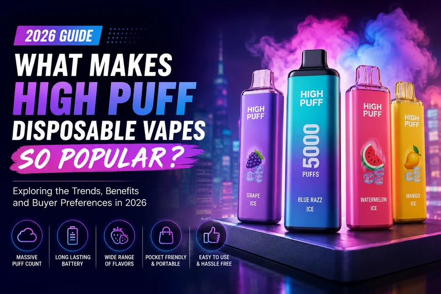 What Makes High Puff Disposable Vapes So Popular? 2026 Guide