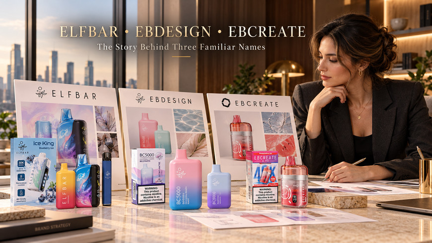 ELFBAR, EBDESIGN & EBCREATE: Why Does One Vape Brand Have Three Names?