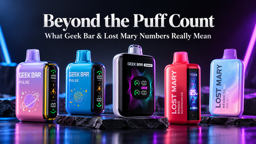 Beyond the Puff Count: What Geek Bar & Lost Mary Numbers Really Mean