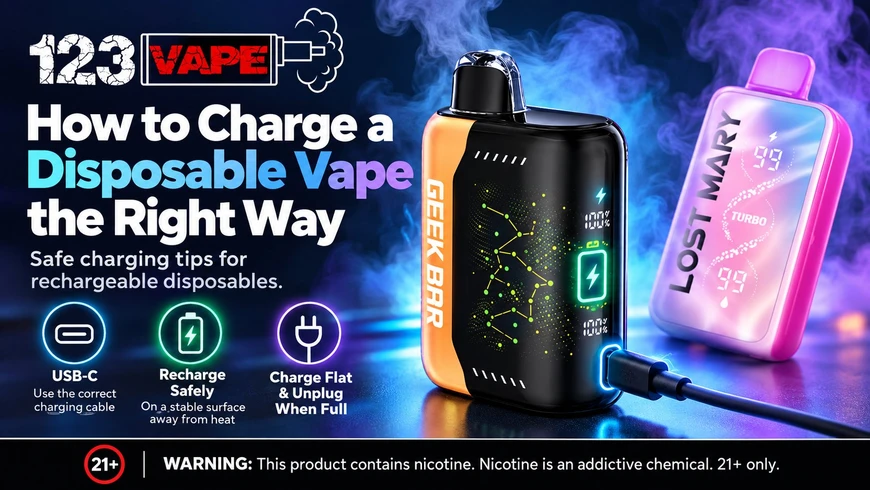 How to Charge a Disposable Vape the Right Way