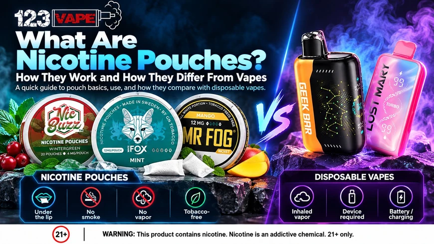 What Are Nicotine Pouches? How They Work and How They Differ From Vapes