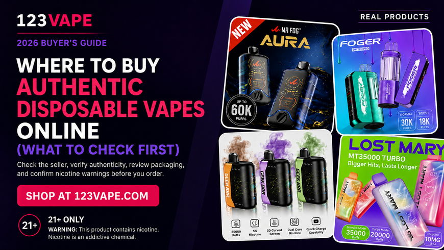 Where to Buy Authentic Disposable Vapes Online (What to Check First)