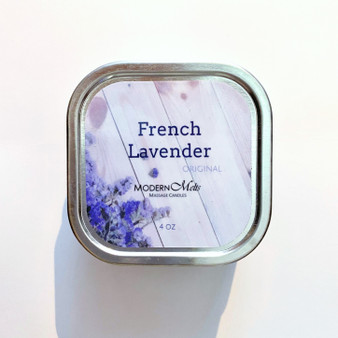 French Lavender Massage Candle (4oz)