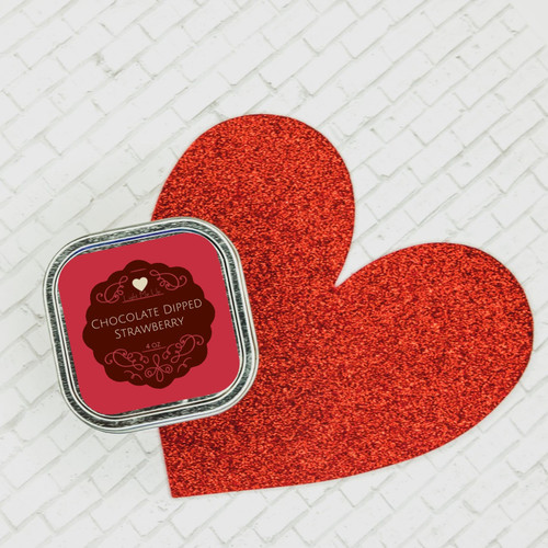 Chocolate Dipped Strawberry Massage Candle (4oz) Chocolate Dipped Strawberry Massage Candle (4oz)