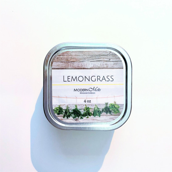 Lemongrass Essentials Massage Candle (4oz)