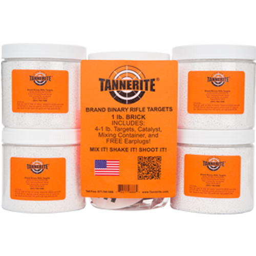 1 Pound Brick of 4 Tannerite® Targets