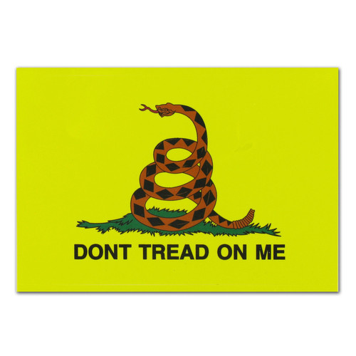 Gadsden Flag Decal - Dont Tread On Me