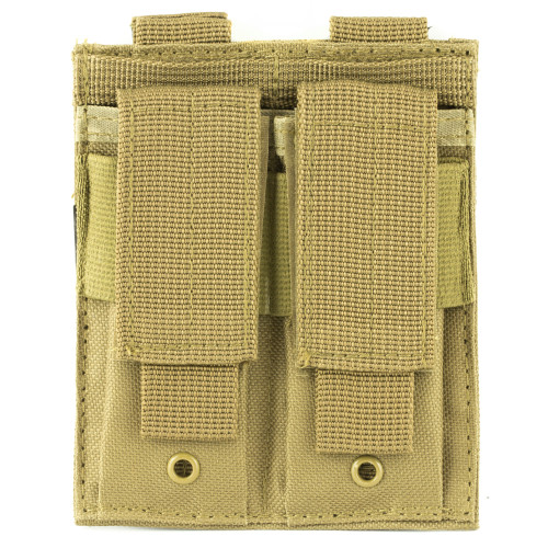 Tan Double Pistol Mag Pouch