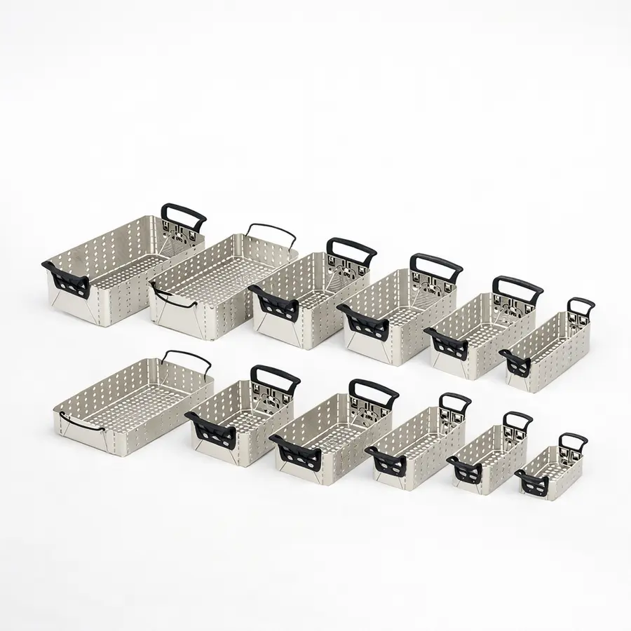 Ultrasonic cleaning accessories and baskets