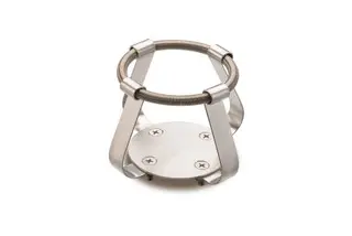 Erlenmeyer flask clamp accessory for basket fixture setups