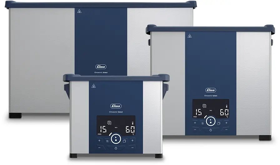 Elmasonic Select ultrasonic cleaner line