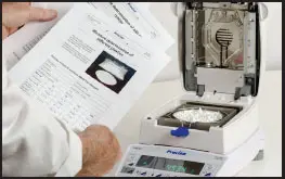 Moisture analyzer programmable methods
