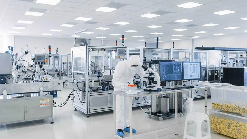 Pharmaceutical production environment