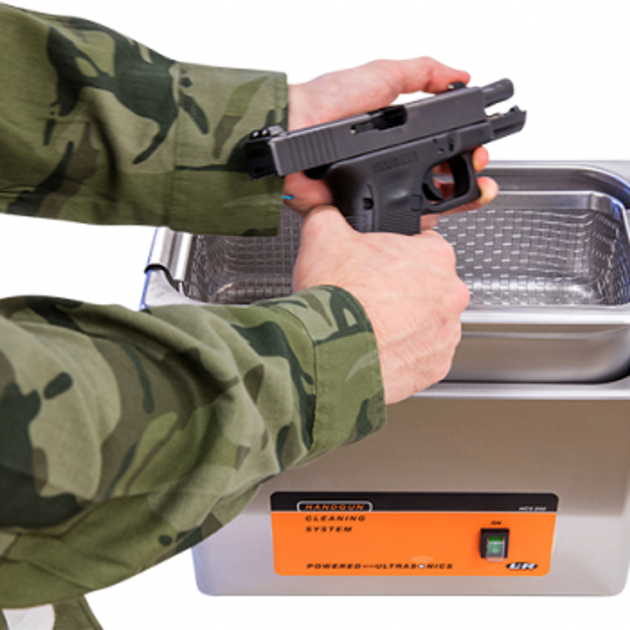 Ultrasonic Gun & Handcuff Cleaner Law Enforcement - Tovatech