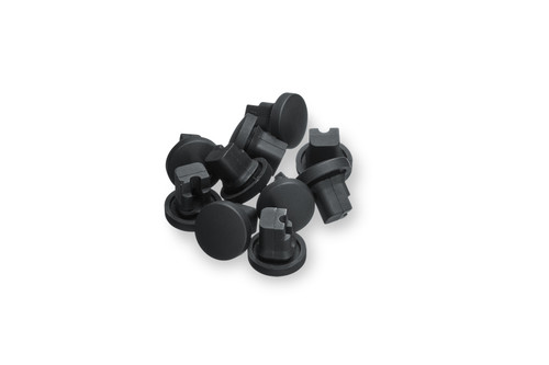 Silicone holder set, group view, oblique view.