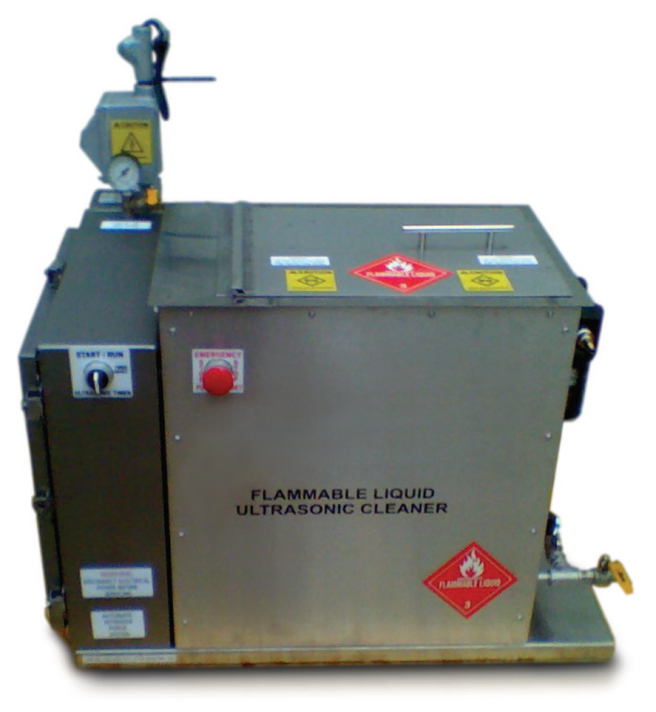 Ultrasonic Cleaning with Flammable Solvents