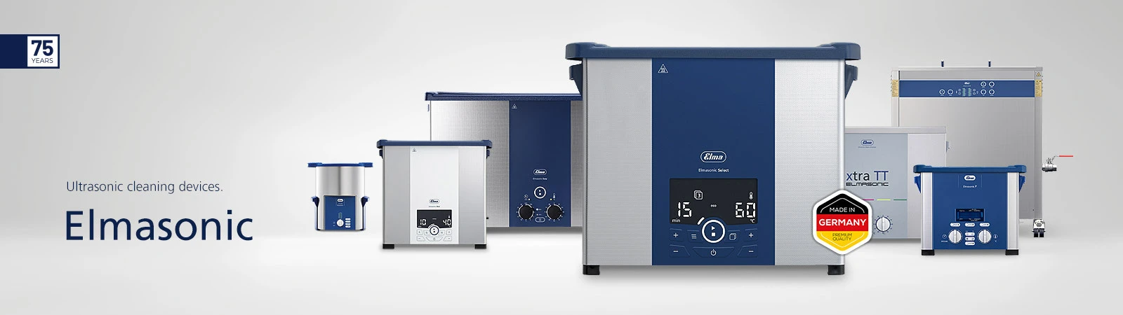 Elmasonic ultrasonic cleaning systems banner