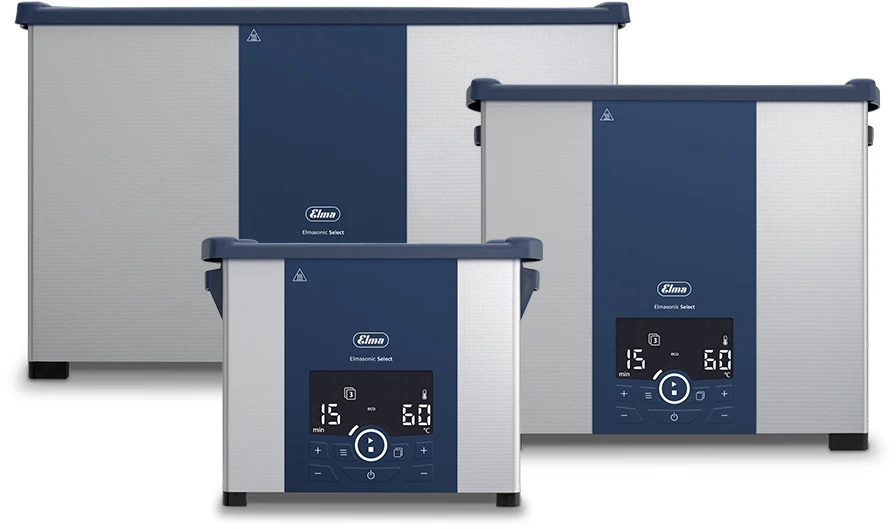 Elmasonic Select ultrasonic cleaner line