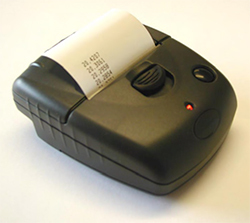 FlowCal flow meter thermal printer