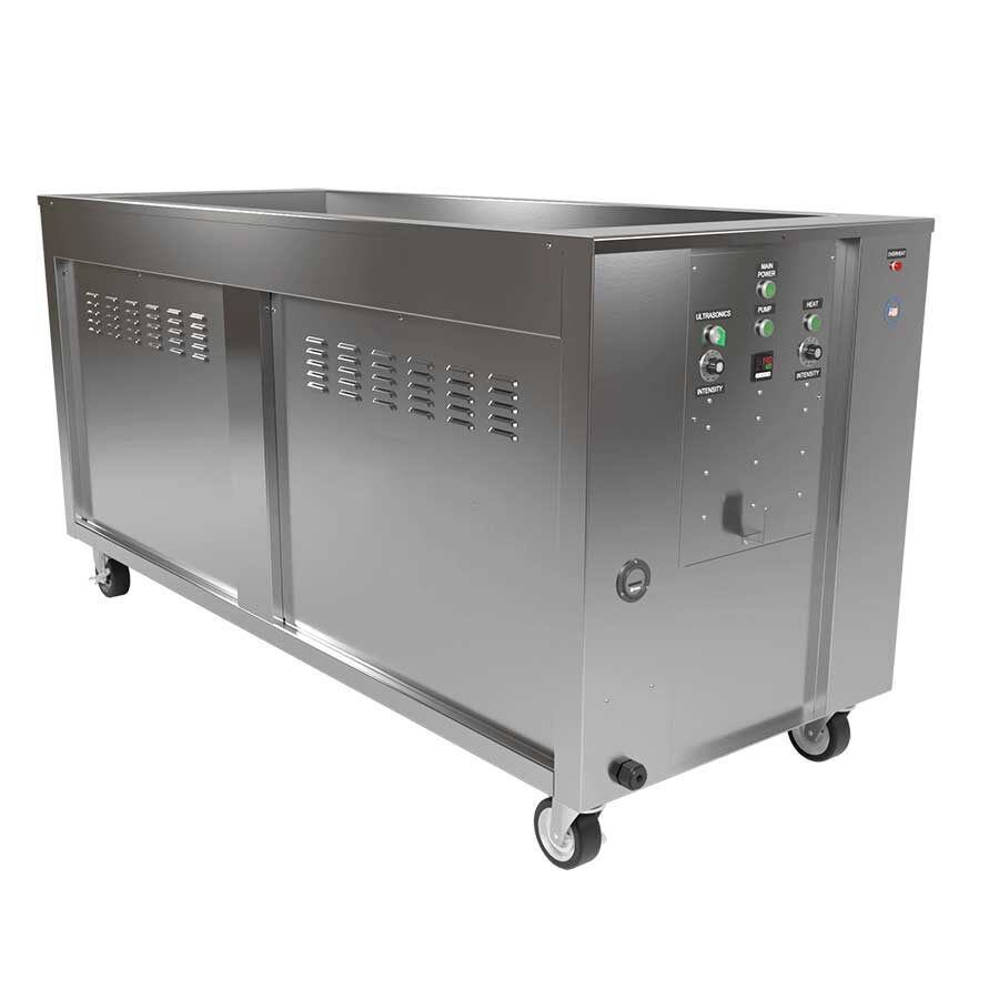 Shiraclean industrial ultrasonic cleaner with integrated filtration