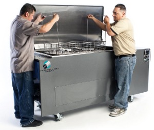 How ultrasonic cleaning works diagram