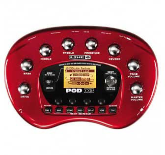 Line 6 Pod X3 Live MultiEffects Electric Guitar Pedal