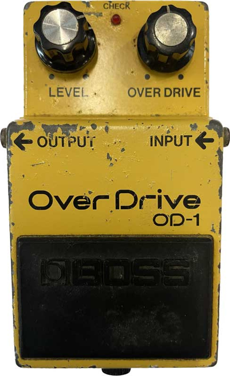 Boss OD-1 Overdrive OD1 Electric Guitar Pedal Made in Japan 1987 - Guitar  Village